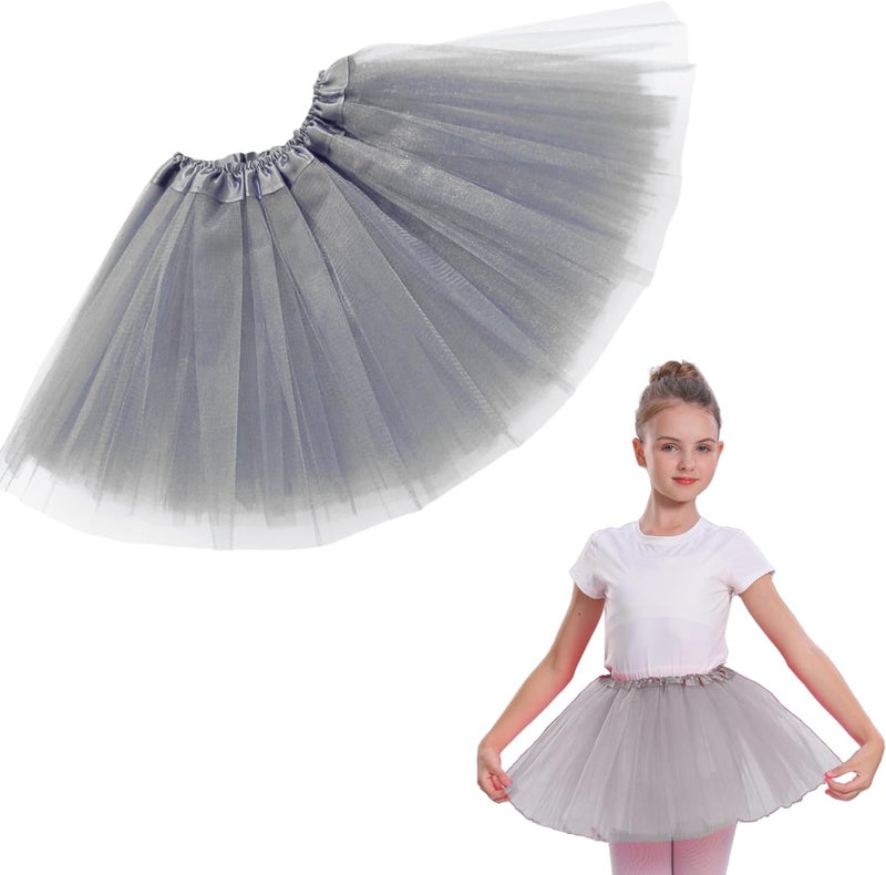WINROLA Girls Tutu Skirt 3 Layered Tulle Tutu Skirts for 0-8 Year, Birthday Dance Kids Halloween Costume Cosplay Party Supplies - Image 1